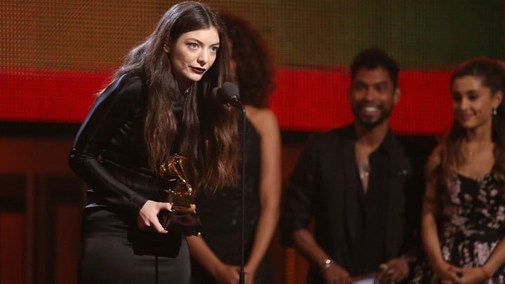 Lorde at the Grammy's